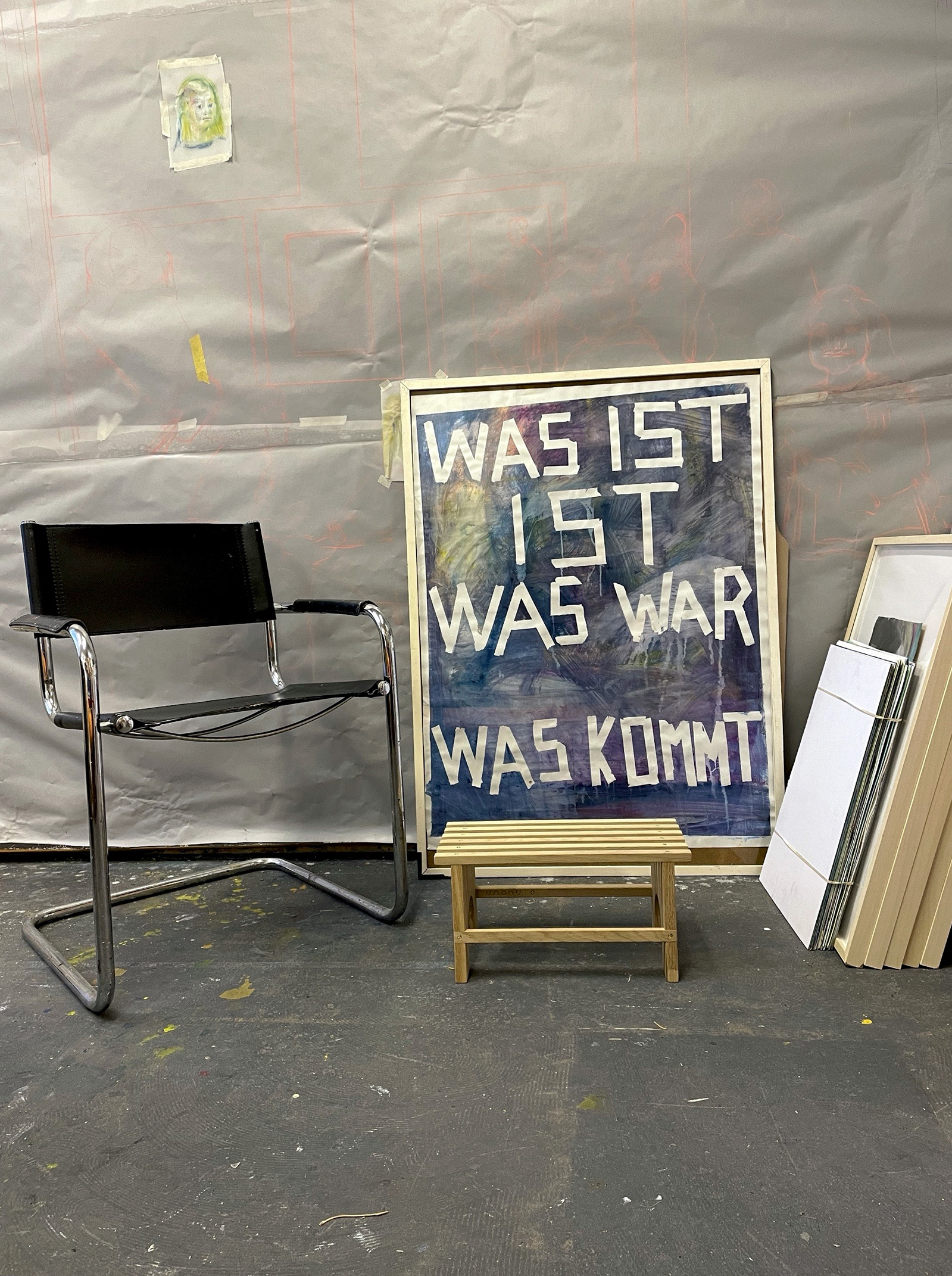 Bild aus Reto Müllers Atelier